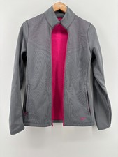 Nike Golf Track Jacket Womens Gray Therma Fit Hypervis Fleece Full Zip Small