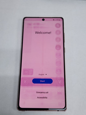 DEFECTIVE -  Samsung Galaxy Note 20 5G - 128GB - Bronze - GSM Unlocked - 9941