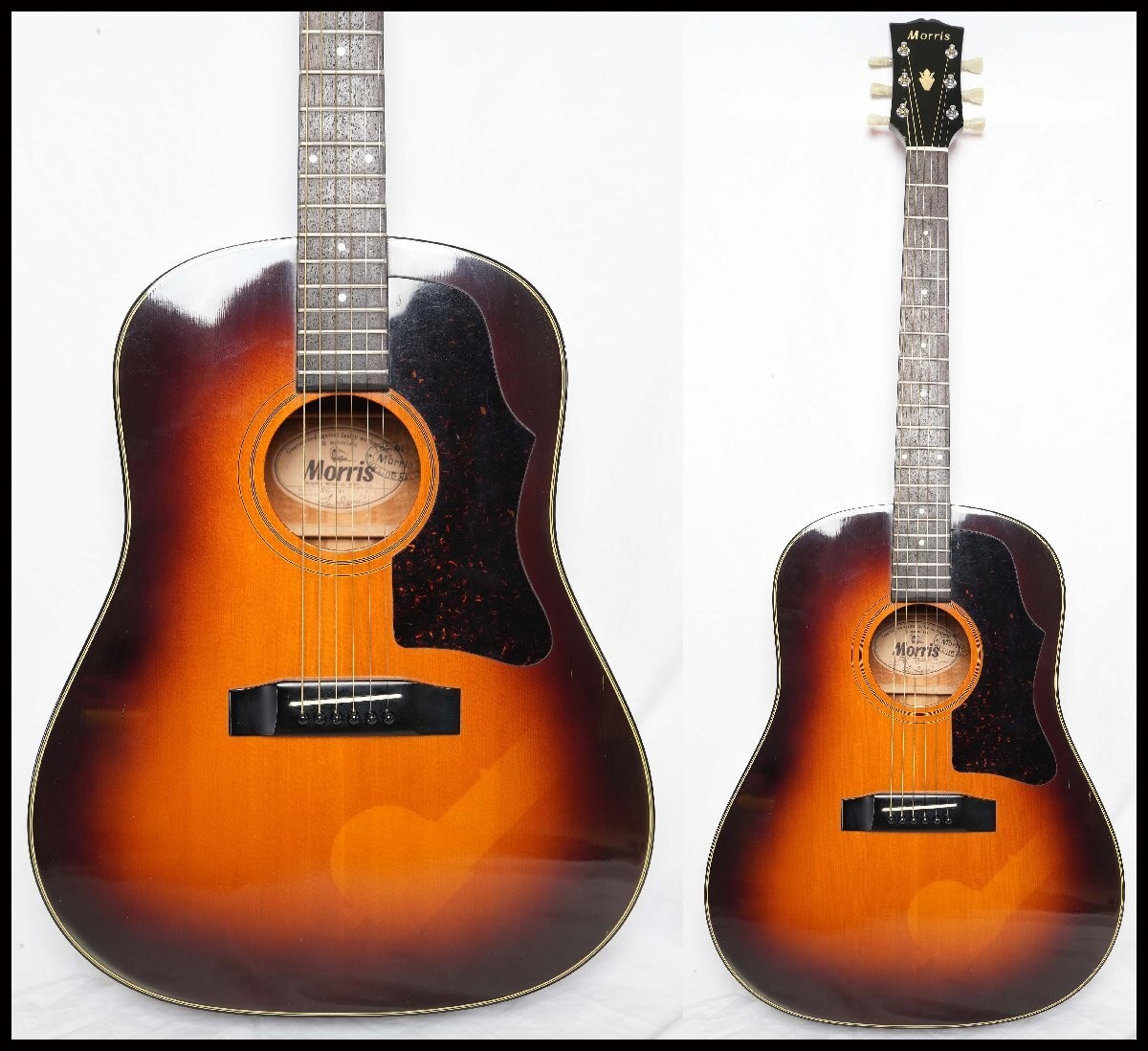 【美品】Morris Guitar W30 MORRIS WG-30 Sunburst J-45 Style Acoustic Guitar Made in Japan | eBay