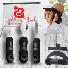 Eating Utensils for Disabled People  adapted Utensils Universal Cuff Adapti...