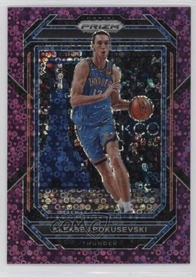 2022-23 Panini Prizm Fast Break Purple Prizm 31/75 Aleksej Pokusevski #52 pe8