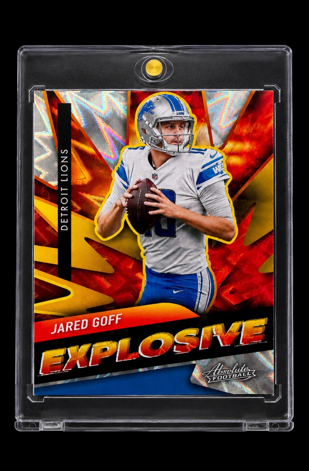 2021 Panini Absolute Explosive Jared Goff SSP Case Hit E14 Detroit Lions Rare