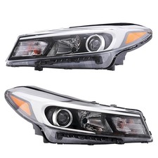 Headlight Assembly for Kia Forte 2017 2018 Halogen Transparent Headlights LH RH