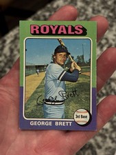1975 Topps - George Brett #228 (RC) EX++ Condition Rookie Card HOF