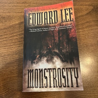 Monstrosity by Edward Lee (First EDITION Paperback) Very Good Condition