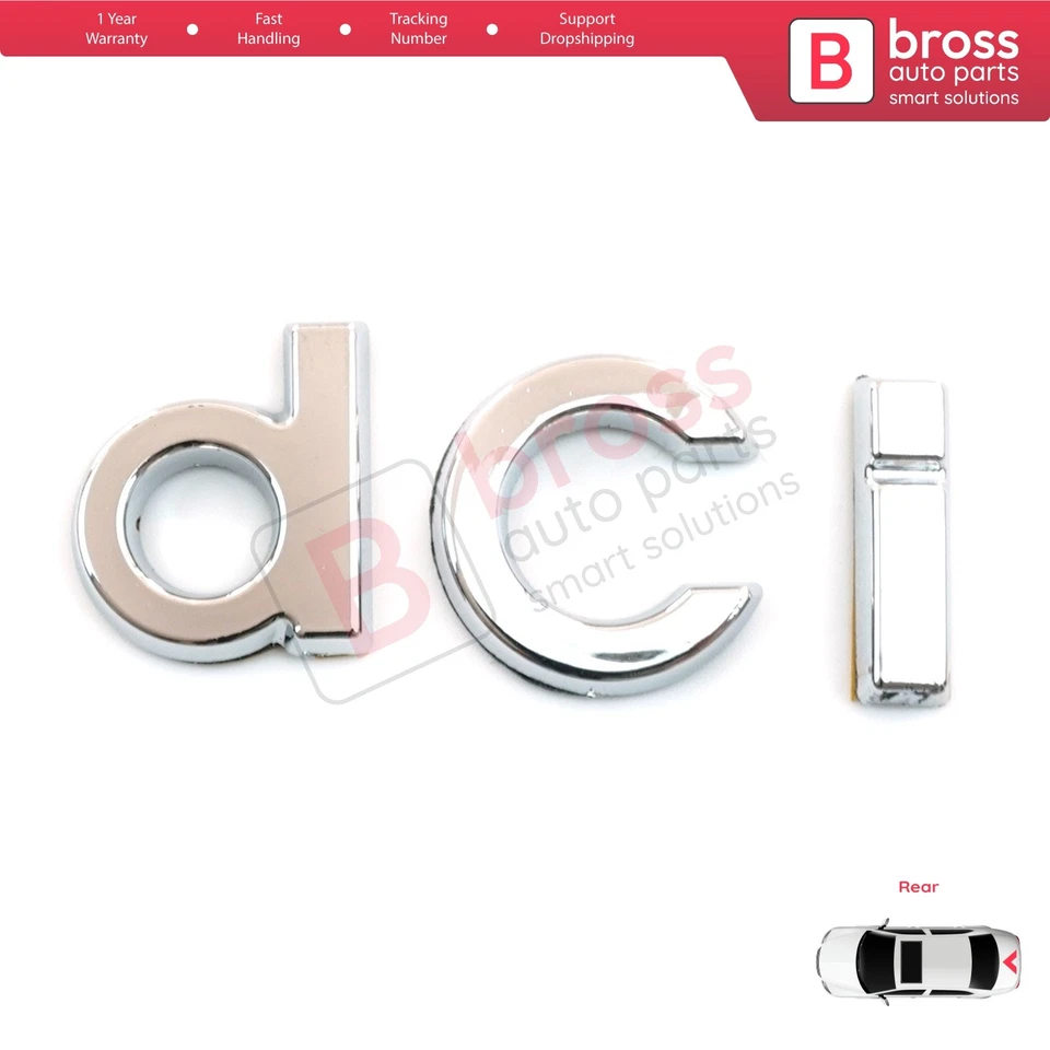 Rear Boot dCi Badge for Renault Scenic Megane 3 Clio 3 4 Captur 1 Fluence Lodgy Foto 4 de 4