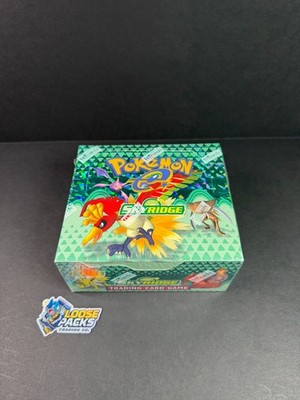 2003 pokemon booster box 2003 POKEMON AQUAPOLIS ARCANINE BOOSTER PACK PSA 10 main image 0