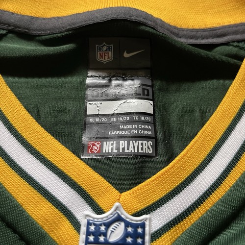 Nike Green Bay Packers Aaron Roger’s Jersey Shirt Extra Large Youth Boys NFL - Picture 16 of 19