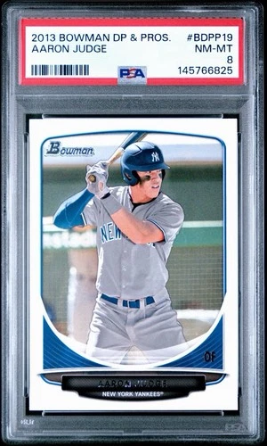 2013 Bowman Draft Aaron Judge Rookie Insert PSA 8 #BDPP19 Yankees
