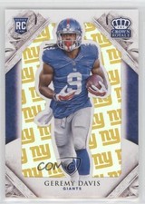 2015 Panini Crown Royale Rookie Retail Team Logo 11/25 Geremy Davis #140 0v0