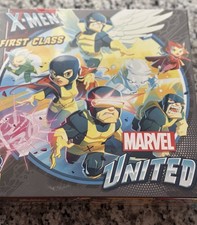 Marvel United X-Men First Class Expansion Kickstarter Damaged Backside Box