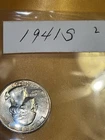 1941-S Washington 25C Silver Quarter / UNC