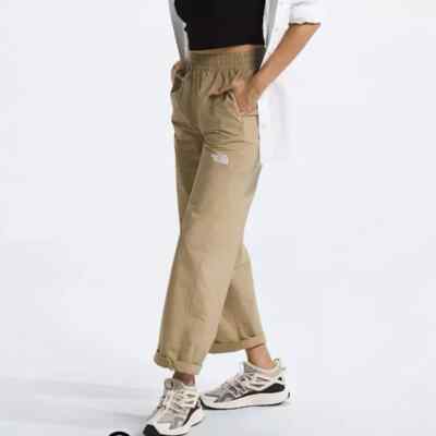 NWT The North Face Women s Khaki Stone Easy Wind Pants Flashdry Size xl regular