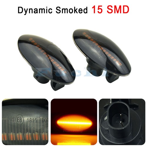 Luz marcadora lateral dinámica LED enchufe pin para Opel Vauxhall Agila Mk2 Suzuki SX4 - Imagen 7 de 22