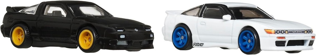 新品未開封Hot Wheels 180SX & SILEIGHTYセット Hot Wheels 96 Nissan 180SX Type X / Nissan SilEighty 2-Pack