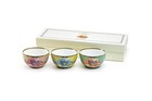 Grace Teaware Summer Savanna Fine Porcelain Tidbit Bowls Set of 3 with Gift Box
