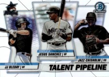 2020 Bowman Talent Pipeline Jazz Chisholm/Jesus Sanchez / RC Miami Marlins