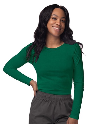Sivvan Women's Medical Workwear T-Shirt Underscrub Top Comfort Long Sleeve Tee - Picture 55 of 210