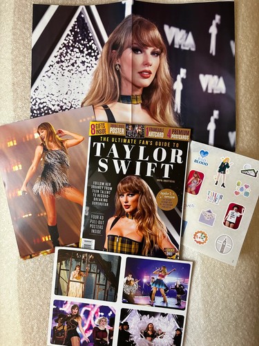 2024 TAYLOR SWIFT Ultimate FAN PACK Magazine FREE Gifts Inside + POSTER Postcard - Picture 3 of 4