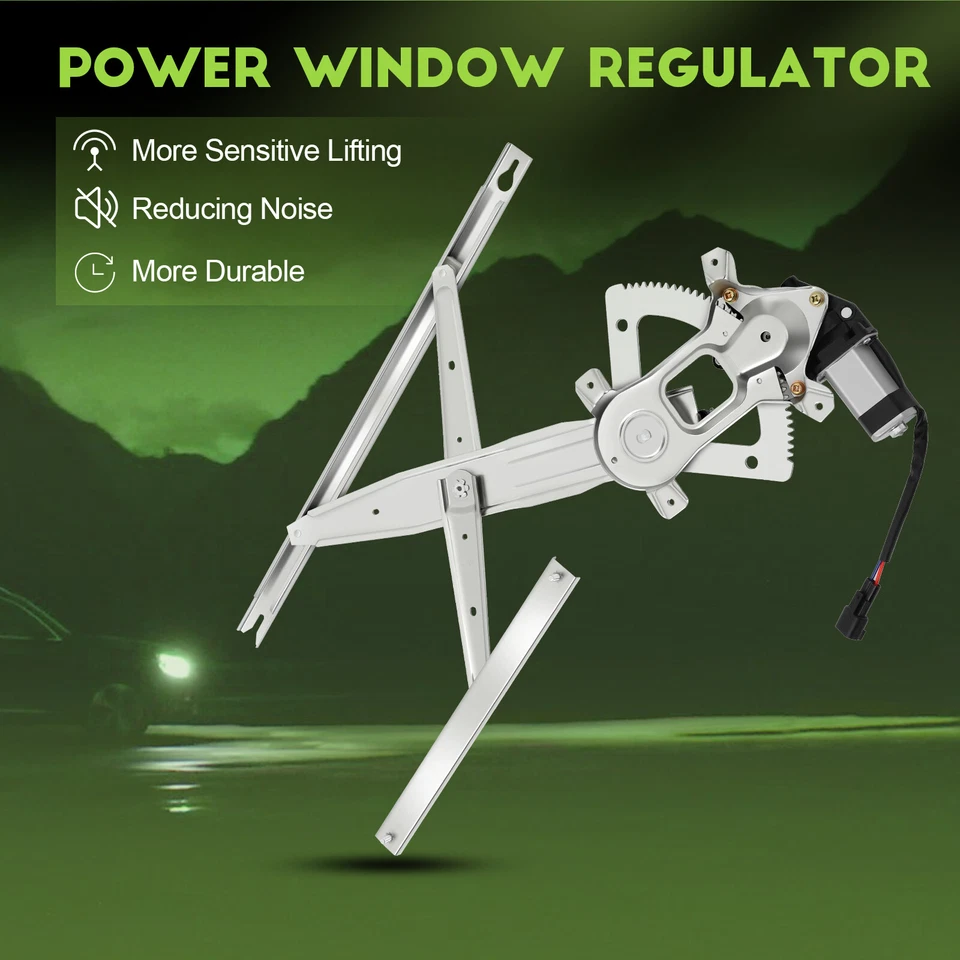 Regulador de ventana eléctrica delantero izquierdo con motor para camioneta Ford F250 F350 F450 F550 Foto 3 de 4