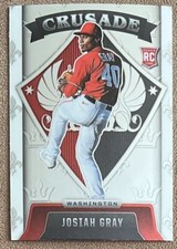 2022 Panini Chronicles Crusade Josiah Gray Rookie Washington Nationals #6
