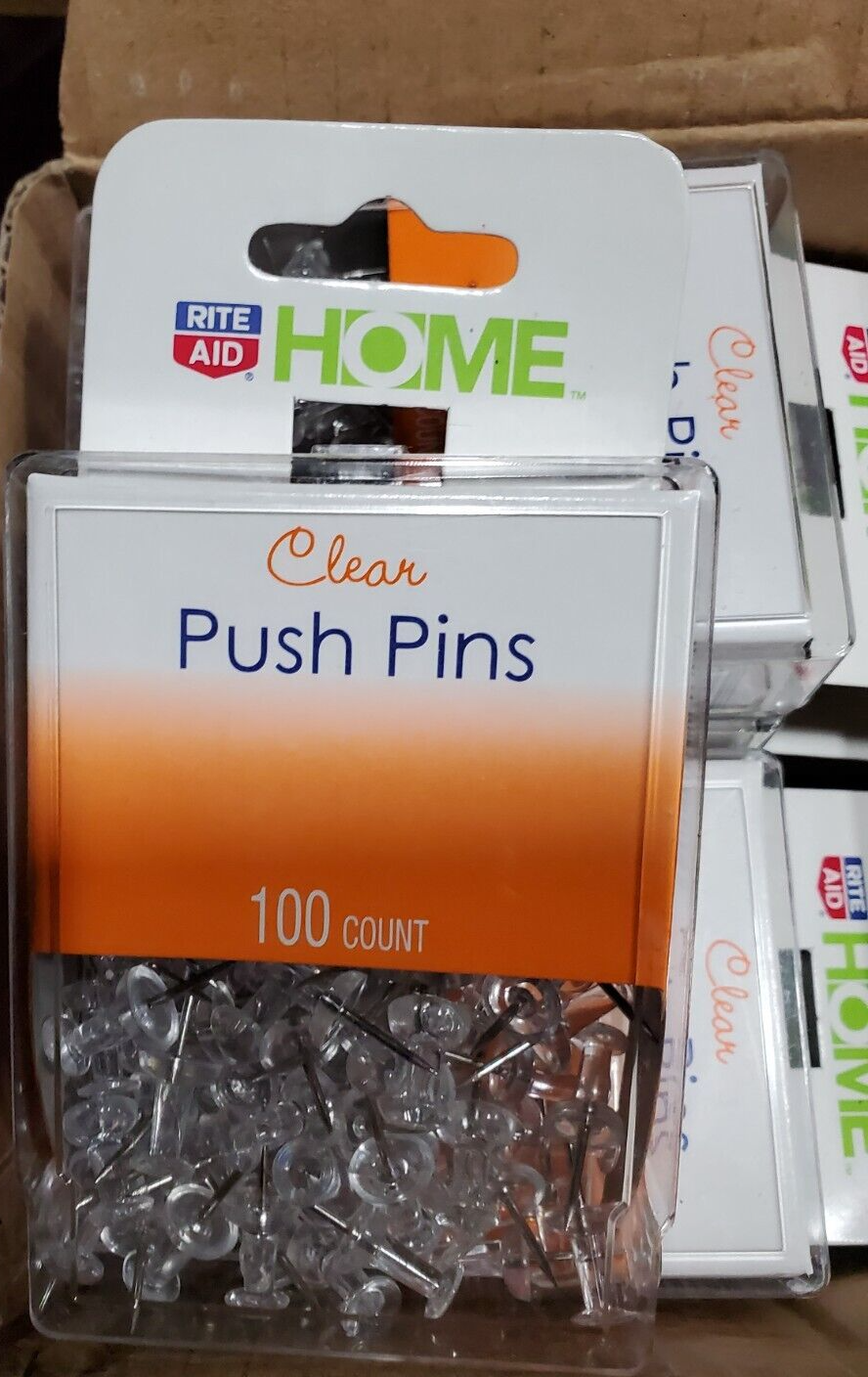 *1000PC* Clear Push Pins Rite Aid Home Display & Crafts eBay