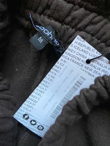 Nuevos con etiquetas Pantalones para Correr Boohoo Marrones OFCL Studio Recortados Lavados Talla Mediana - Imagen 4 de 4