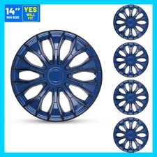 14 Hubcap Black Blue Lacquer Wheel Cover 14 Snap On Wheel Cover 14 Hubcaps 14 Hubcap Black Blue Lacquer Wheel Cover 14 Snap On Wheel Cover 14 Hubcaps