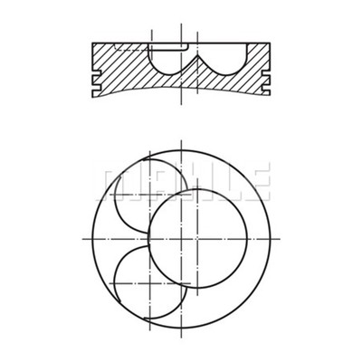 Piston MAHLE Fits VOLVO B 10 B10m 469920 0377710 for sale online  