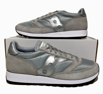 Saucony Jazz 81 Mens Size Retro Running Shoe Gray White