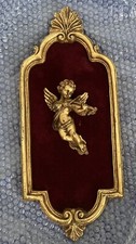 Très beau cadre baroque vintage, décor ange/putti avec un violon