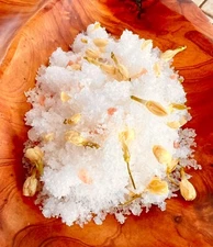 natural gifts-foot spa- JASMINE FLOWER Epsom Salt Bath Soak-Magnesium Detox-