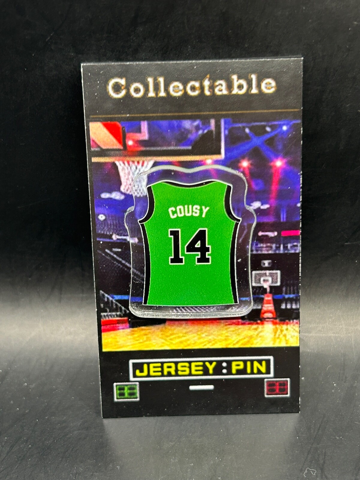 Boston Celtics Bob Cousy Retro Jersey Lapel Pin – Classic Cs Collectible NBA Memorabilia  
