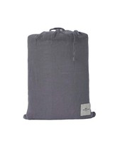 French Washed Linen KING Size Duvet Cover with Pillowcases Set - Slate Grey