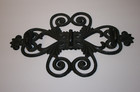 Victorian Antique Style Black Cast Iron 3 Hook Towel Key Coat Rack 15" x 10" — photo 5