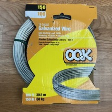Ook Glavanized Wire 12 Guage 534830 100' for sale online | eBay Ook Glavanized Wire 12 Guage 534830 100' for sale online | eBay