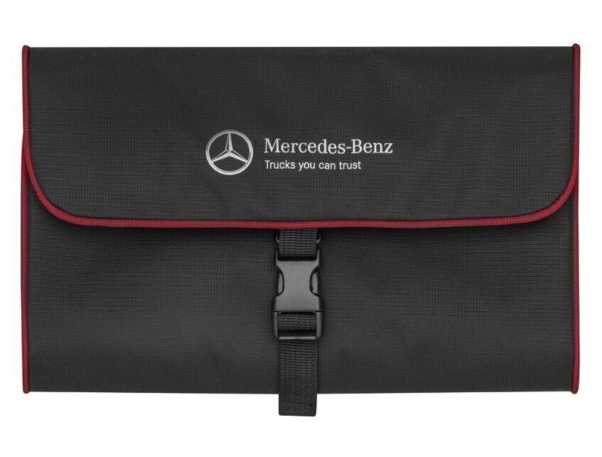 Original MercedesBenz Toiletry Bag Case Black / Red Travel Bag