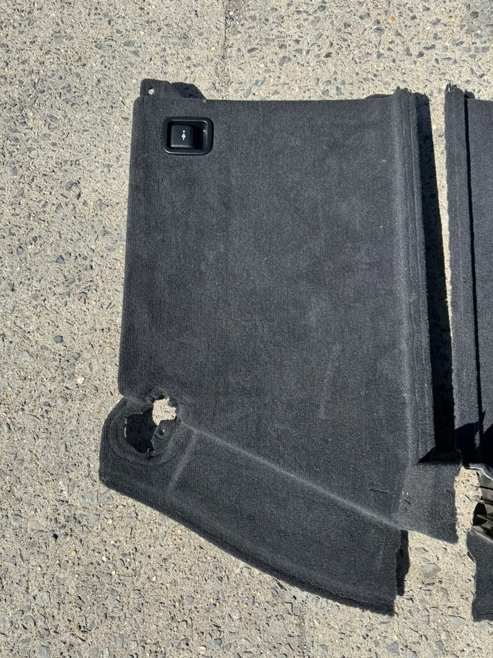 BMW X6 2014-2018 GENUINO TRASERO IZQUIERDO Y DERECHO MALETERO ALFOMBRA MOLDURA JUEGO OEM Foto 2 de 4