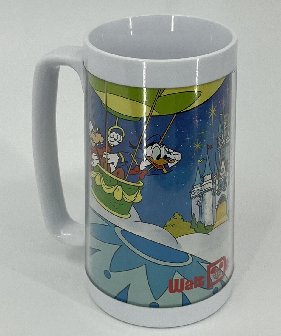 風炉釜　ミッキーマウス Vintage Walt Disney World Thermo Serv Tall Cup Mug Hot Air Balloon