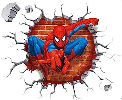 Adesivo Da Parete Finta Finestra, Spidey E Fantastici Amici - Foto 8