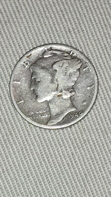 1940 Mercury Dime with Error Reverse Side Upside Down | eBay