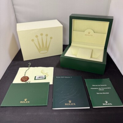 ROLEX Watch Box Case 30.00.02 Booklet of GMT-Master  16710 100%Authentic YZ5767