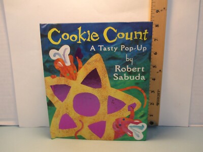 POPUP book COOKIE COUNT signed by ROBERT SABUDA 1997 Little Simon