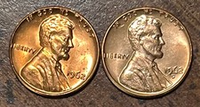 1962 Pd Lincoln Cents - Gem Bu - Two Great Coins