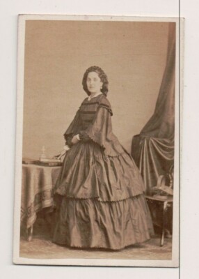 Vintage CDV Miss Kate Carson Victorian English actress, 