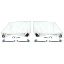 1968~1969 Camaro Firebird Door Window Glass Assembly Clear Glass Pair Right Side