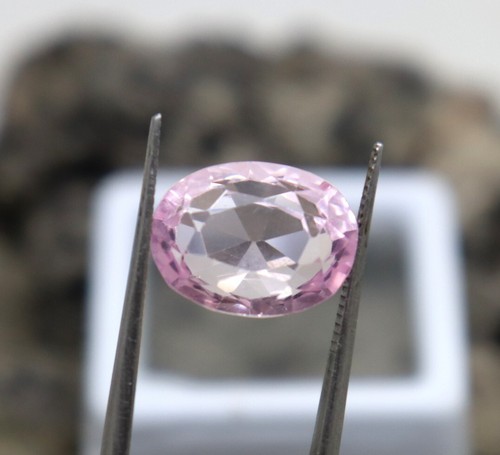 Natural Morganite Pink Gemstone Fine Quality Morganite Certified Oval Cut 10ct - Picture 8 of 8