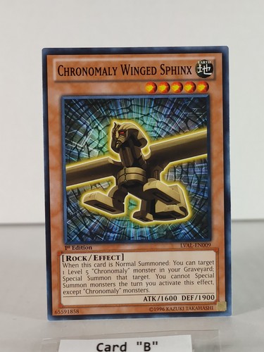 Chronomaly Winged Sphinx - Legacy of the Valiant - LVAL-EN009 - 1st ed - Common - Picture 8 of 16