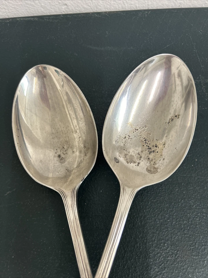 Gorham Heritage Silver Plated Heritage. E.P. Serving Spoons 34cm Italy - Image 2 of 4