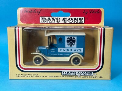 Lledo Days Gone England Diecast Car Van Vehicle Mint in Box Barkleys Bank